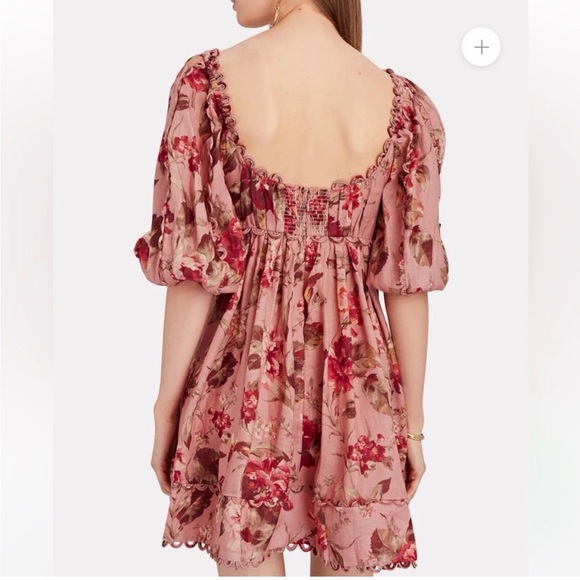 Zimmermann Floral Puff Sleeve Dress - Picture 5 of 7